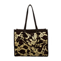 Printed Cow-Print Tote Bag