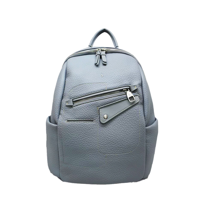 Casual and versatile soft leather women's backpack