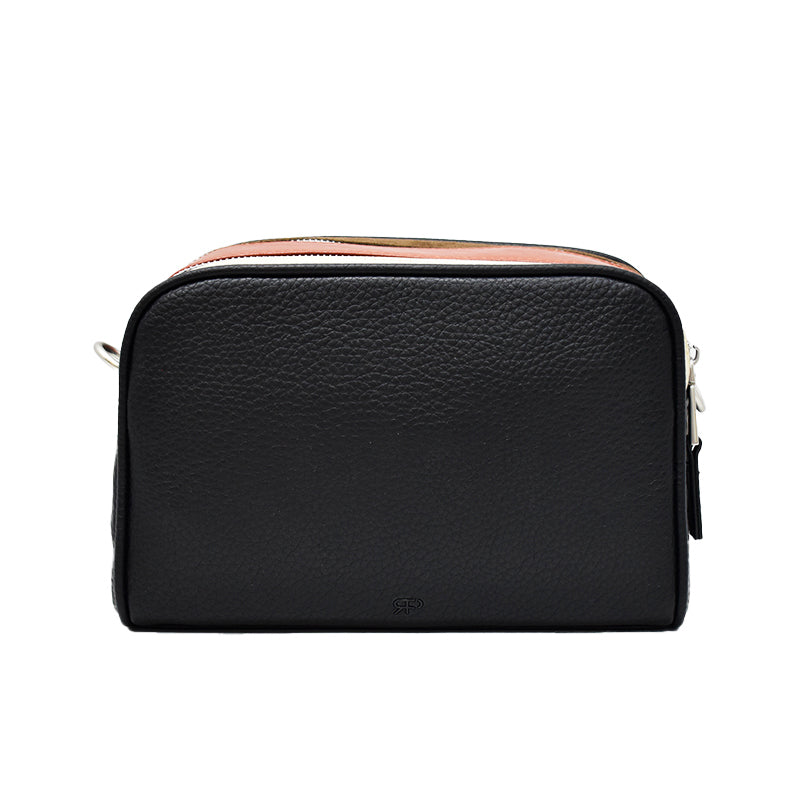 Black and White Zebra Print Single-Shoulder Crossbody Mini Bag